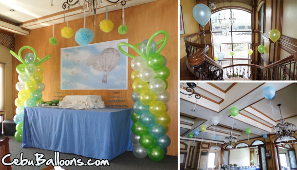 Hot-air Balloon Birthday Theme at Pino Restaurant