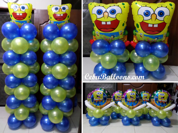 Spongebob Balloon Decors for San Nicholas