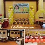 Spongebob Squarepants Balloon Decoration at Sugbahan Restaurant