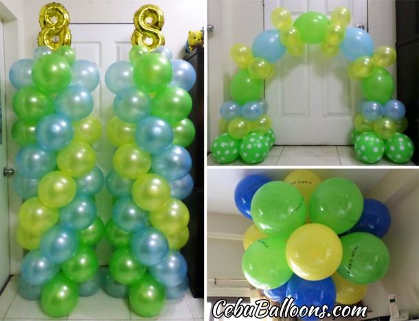 Undersea Balloon Decors for an 8th Birthday at Pagsabungan