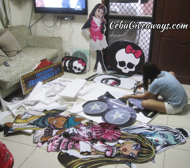 Working on the Monster High Styrocrafts