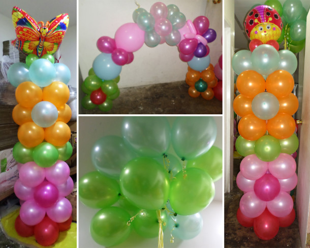 Butterfly Theme Balloon Decoration at Rico's Lechon