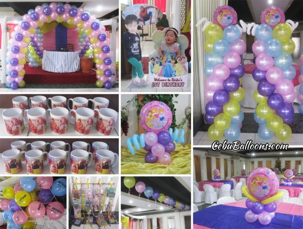 Disney Princess Balloon Decors & Giveaways at Metro Park Hotel