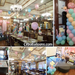 Flowers & Butterflies Theme Balloon Decoration with Giveaways at Pino Restaurant