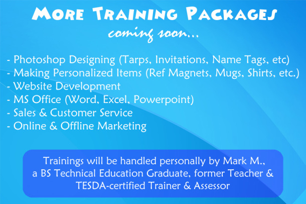 More Training Packages