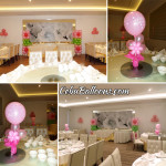 Pink Birthday Balloons decoration at Tsay Cheng Restaurant Grand Con Cebu