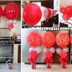 Red & Silver Balloon Decoration Package for Pusok, Lapulapu