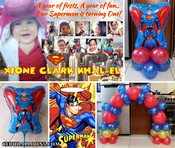 Superman Party Package at Sibonga (Xione Clark Khal-El)