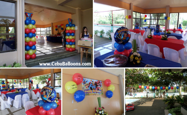 Superman-theme Balloon Decoration Package at Golden Meadows Subdivision