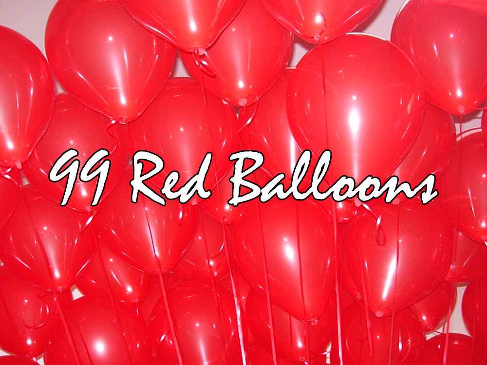 99 Red | Balloons and Party Supplies