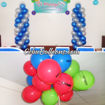 Balloon Pillars & Flying Balloons for a 55th Birthday at LEMCO