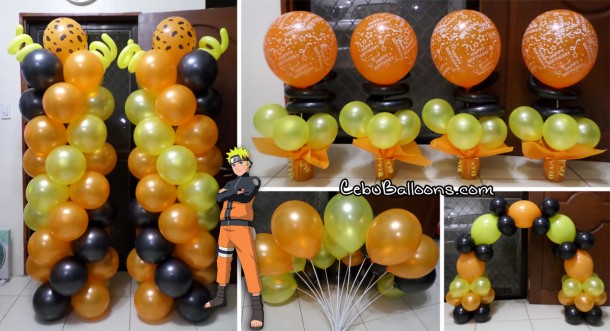 Naruto Theme Balloon Decoration Package at Paknaan