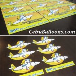 Printouts for Cebu Pacific Air's Balloon Decoration