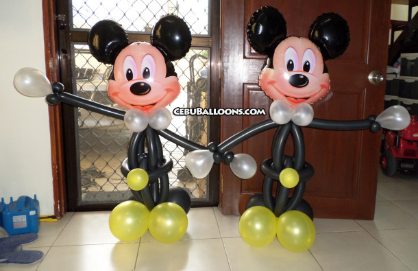 3ft Mickey Mouse Balloon Sculptures for Ground Decors