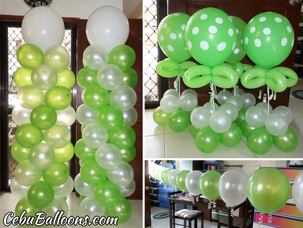 Defense of the Ancients (Light Green & White) Balloon Decoration