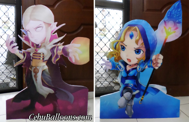 Invoker & Crystal Maiden Styro Standees