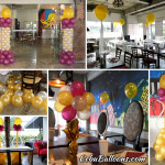 Balloon Decorations for a 50th Birthday at Henry's Hotel (Rica's Restaurant)