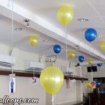 Ceiling Balloons with Celebrant's Pictures