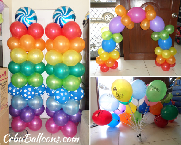 Colorful Assorted Balloons for Little Pony Birthday at Villa Lara Jubay Liloan