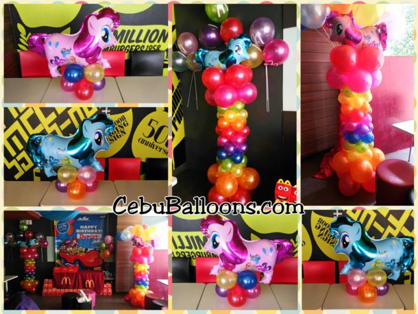 Little Pony Decors at McDonalds Lapulapu