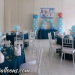 Balloon Decors for a Boy Christening at Cafe Laguna