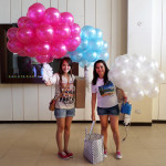 100pcs Small Flying Balloons for a Birthday at Cebu Country Club