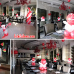 Balloon Decoration for a 60th Birthday Celebration at Pino Restaurant Ground Floor