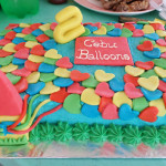 Chocolate Moist Cake with Fondant & Butter Cream Frosting
