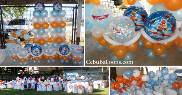 Disney Planes Balloon Decoration Package at Orosia Food Park Garden