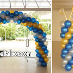 Entrance Arch and Balloon Pillars for a 60th Birthday at Paradise Garden Events Pavilion (Jasmin)