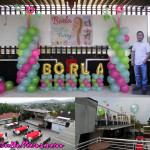 Fairyland Balloon Decors with Tarp and Standee for a 40th Birthday at Cafe Cappricio Rooftop