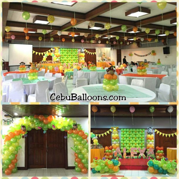 Safari-theme Bongga Decoration Package at Sacred Heart Center