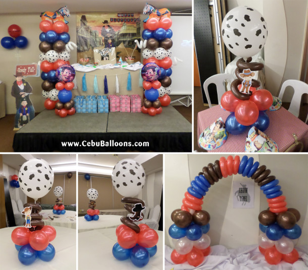 Cowboy Theme Balloon Decoration Package at St Mark Hotel