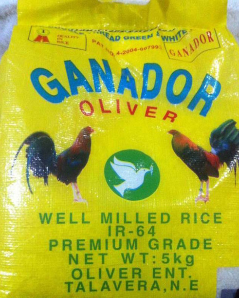 Ganador Rice as Reward