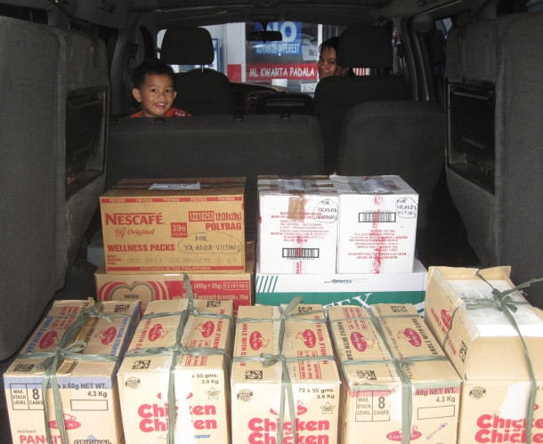 Goods for Yolanda Victims