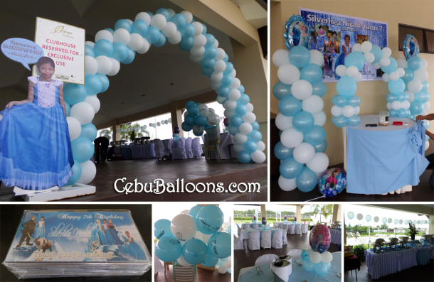 Disney Frozen Balloon Decorations at Ajoya