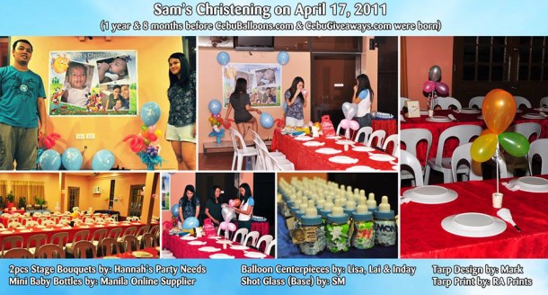 Our first take at Balloon Decorations