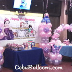 Sofia the first decors for Princess Zoey Denise Birthday at AA's Barbeque