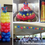 Superman Balloon Decoration with Cake & Party Supplies at Ajoya Subdivision