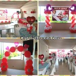 Balloon Decor for a Happy Heart Theme at Orchid 1, Paradise Garden
