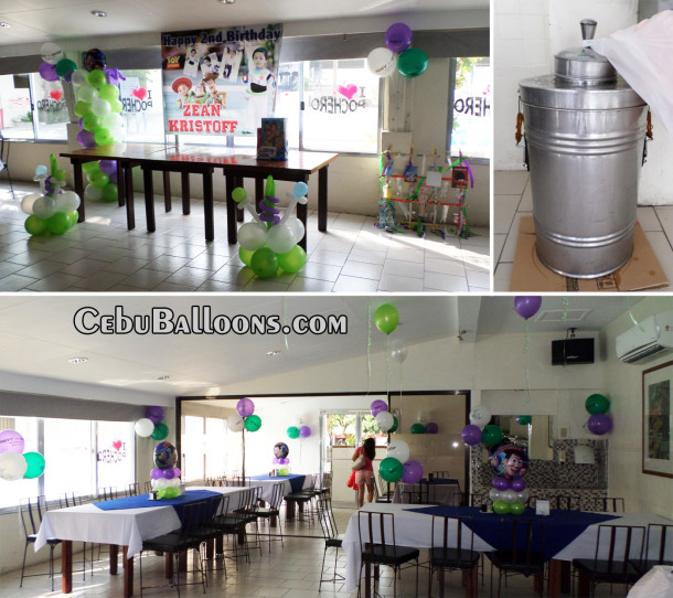 Buzz Lightyear Balloon Decoration with Party Supplies at Abuhan South