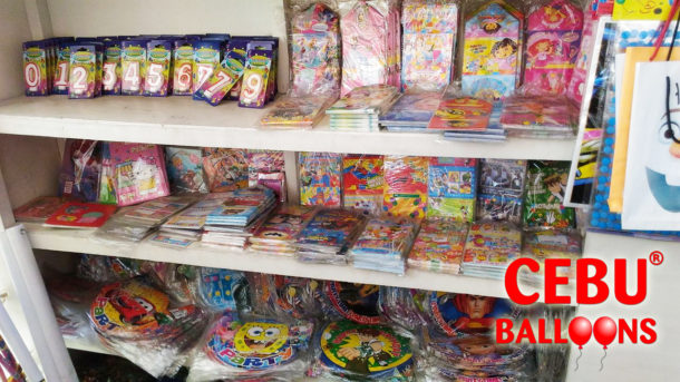 Assorted Party Supplies at Cebu Balloons