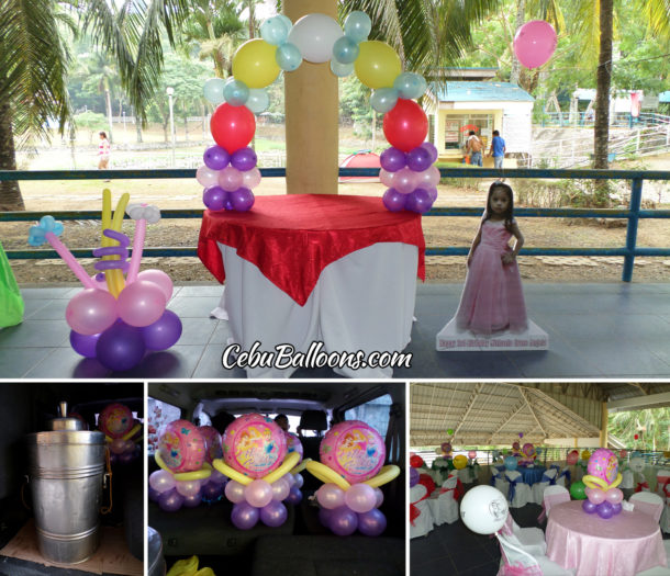 Balloons & Party Supplies for a Disney Princess Birthday Party at Family Park Talamban