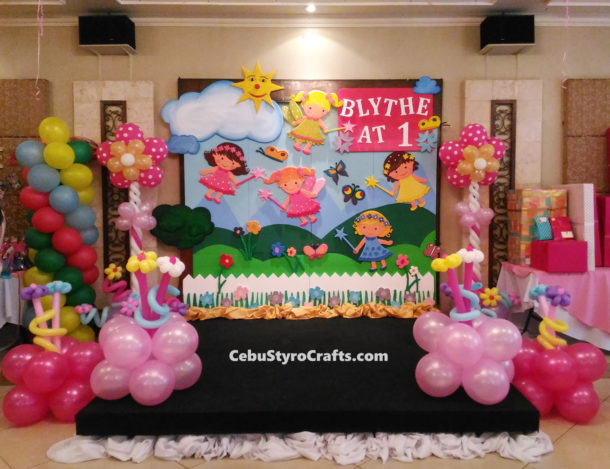 Fairy-theme Full Styro Backdrop