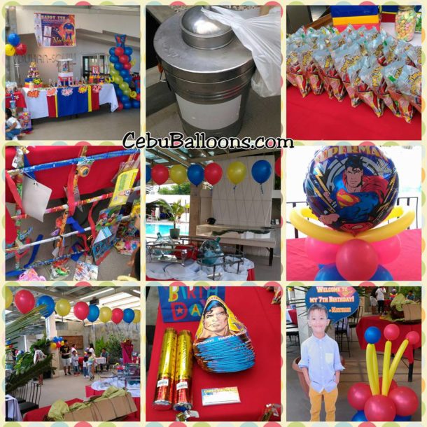 Pool Party for a Superman-themed Birthday at Abuhan South
