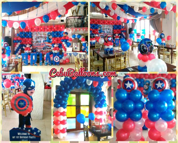 Captain America (Avengers) Bongga Decoration Package at Wellcome Hotel