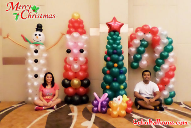 Christmas Balloon Decoration at Bayfont Hotel