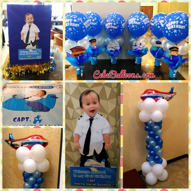 Aviation Airplane Themed Balloons & Styro Crafts