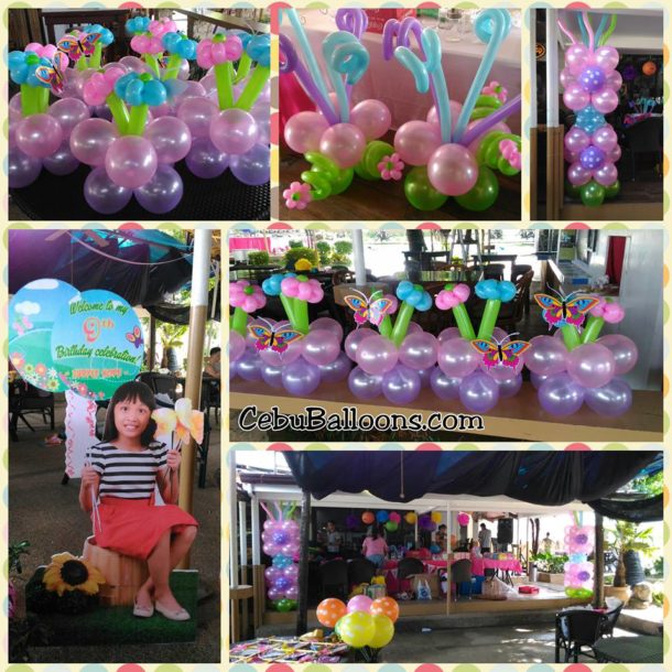 Flowers and Butterflies-themed at Banilad Sports Club Inc