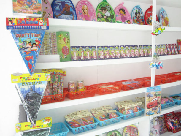 Shipment of Party Supplies